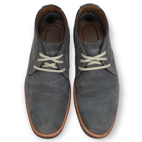 J. Murphy Desert Chukka Boots Size 9M Grey Blue Suede Leather Preppy Academia main image 12